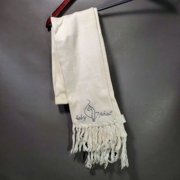 Baby Phat Scarf Y2K Vintage Silver Cat Winter Outdoor Classic Hip Hop Urban - Picture 2 of 10